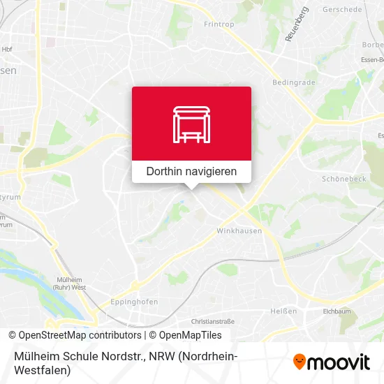 Mülheim Schule Nordstr. Karte