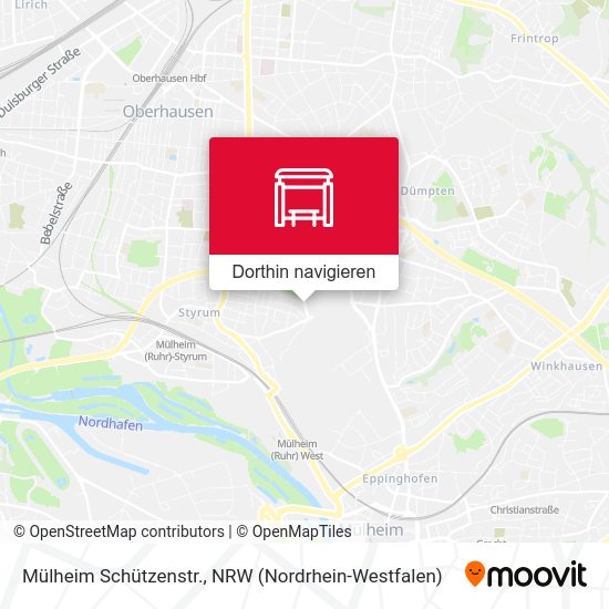 Mülheim Schützenstr. Karte