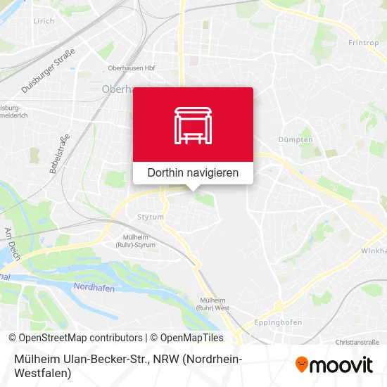 Mülheim Ulan-Becker-Str. Karte
