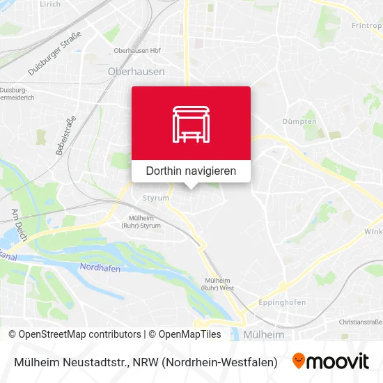 Mülheim Neustadtstr. Karte