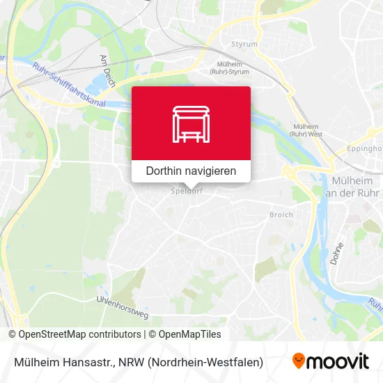 Mülheim Hansastr. Karte