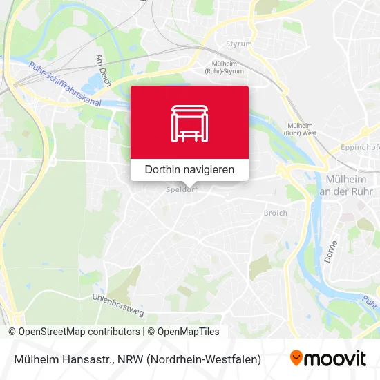 Mülheim Hansastr. Karte