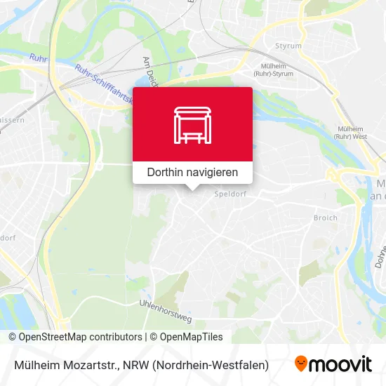 Mülheim Mozartstr. Karte