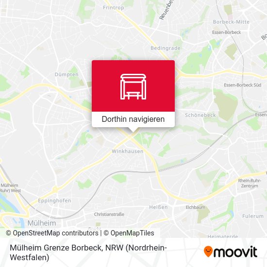Mülheim Grenze Borbeck Karte