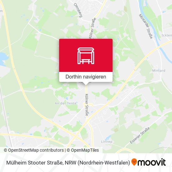 Mülheim Stooter Straße Karte