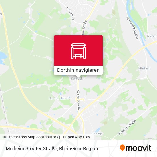 Mülheim Stooter Straße Karte