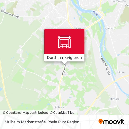 Mülheim Markenstraße Karte