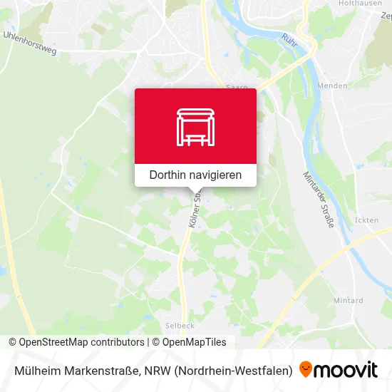 Mülheim Markenstraße Karte