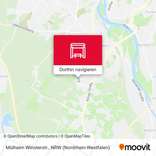 Mülheim Winsterstr. Karte