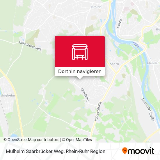 Mülheim Saarbrücker Weg Karte