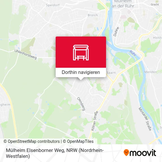 Mülheim Elsenborner Weg Karte
