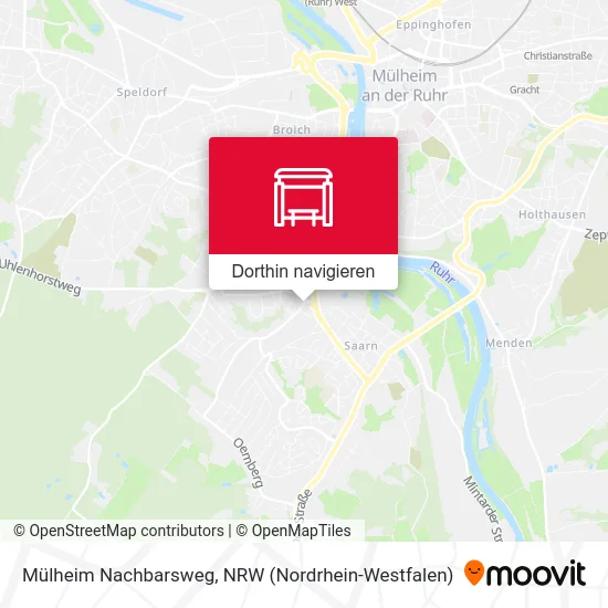 Mülheim Nachbarsweg Karte