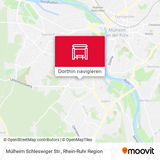 Mülheim Schleswiger Str. Karte