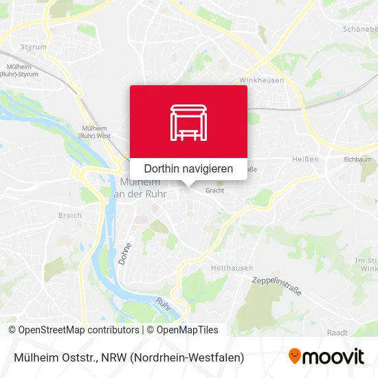 Mülheim Oststr. Karte