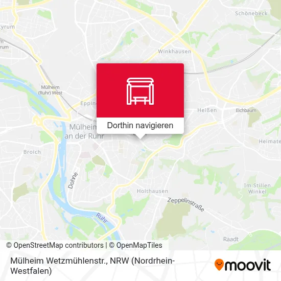 Mülheim Wetzmühlenstr. Karte