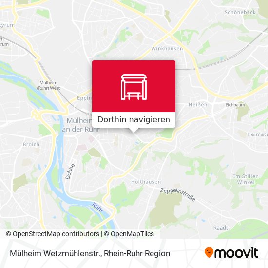 Mülheim Wetzmühlenstr. Karte