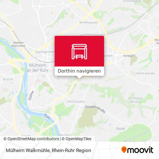 Mülheim Walkmühle Karte