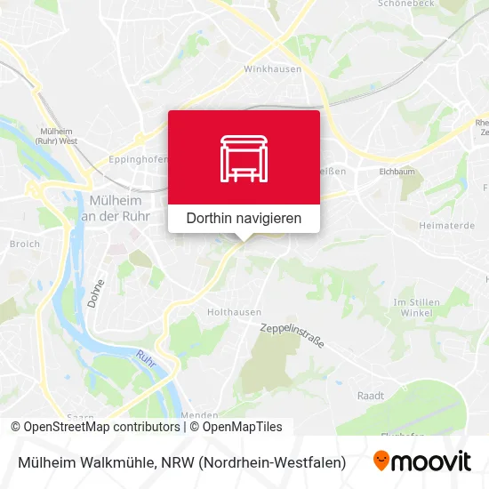 Mülheim Walkmühle Karte