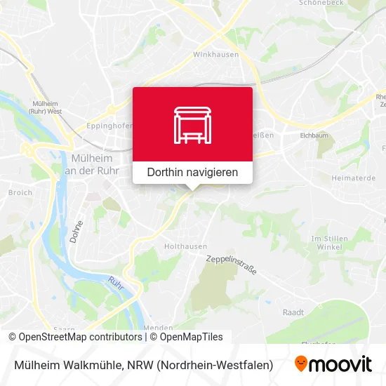 Mülheim Walkmühle Karte