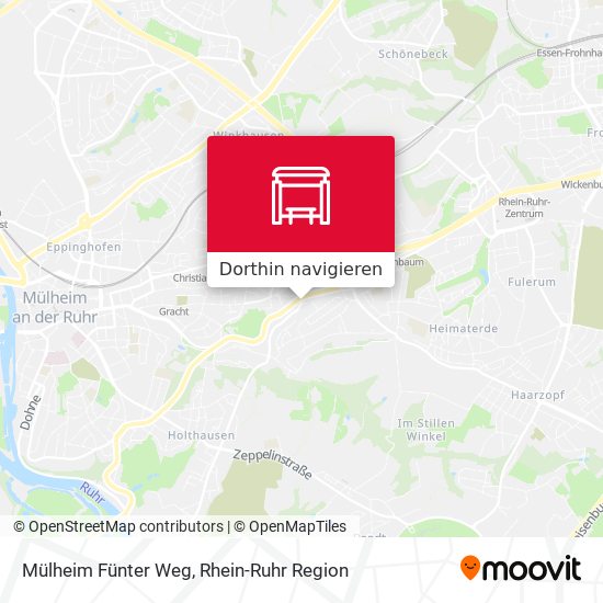 Mülheim Fünter Weg Karte