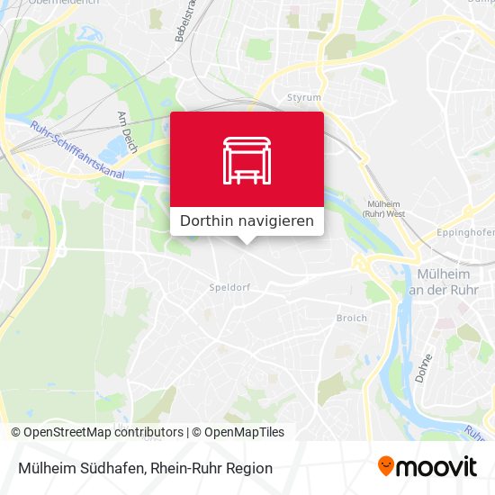 Mülheim Südhafen Karte