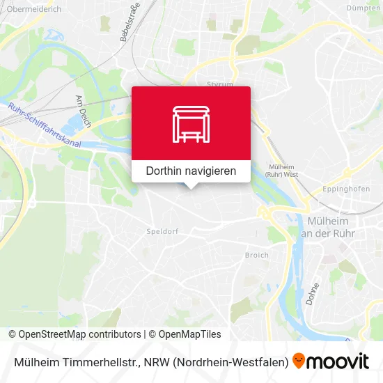 Mülheim Timmerhellstr. Karte