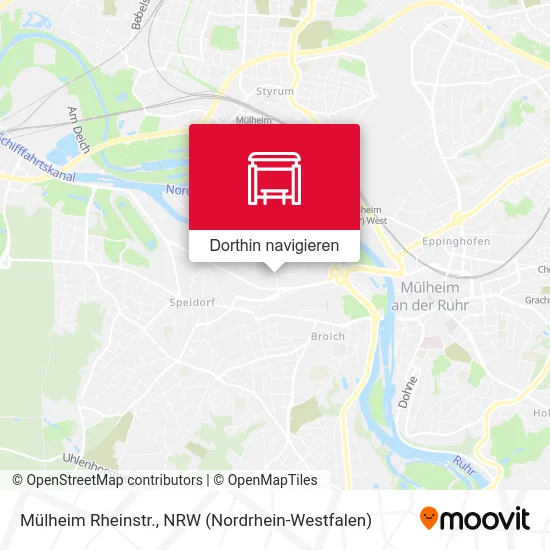 Mülheim Rheinstr. Karte