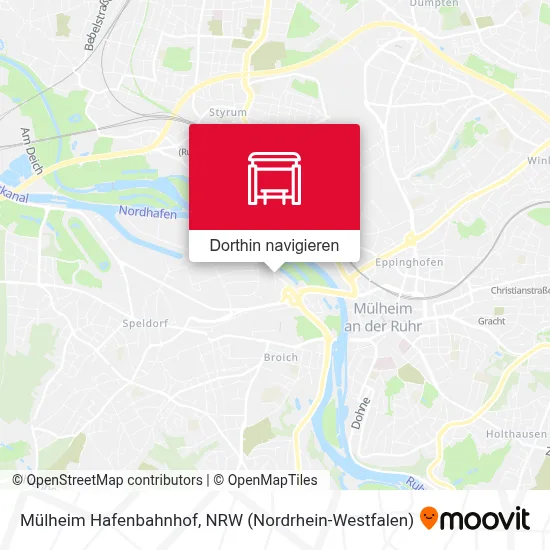 Mülheim Hafenbahnhof Karte