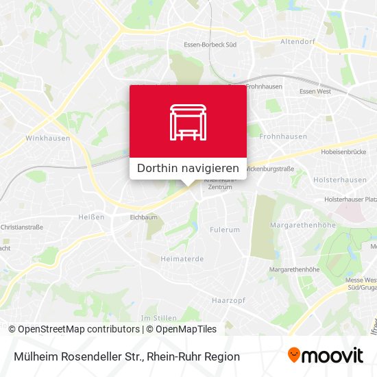 Mülheim Rosendeller Str. Karte