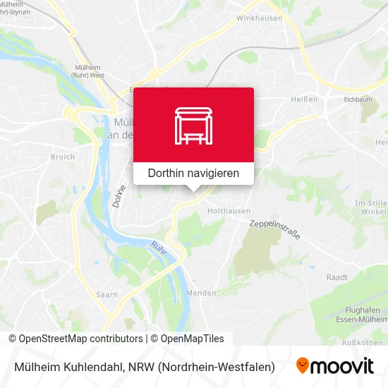Mülheim Kuhlendahl Karte