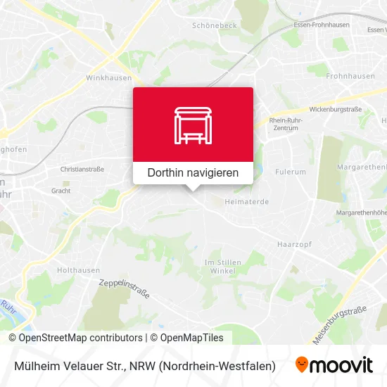 Mülheim Velauer Str. Karte