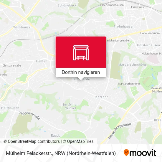 Mülheim Felackerstr. Karte