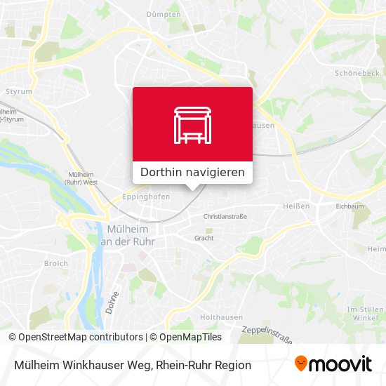 Mülheim Winkhauser Weg Karte