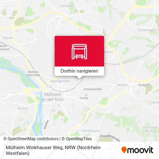 Mülheim Winkhauser Weg Karte