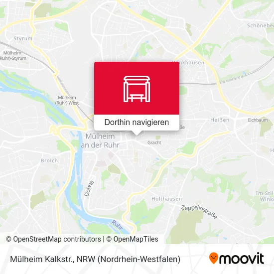 Mülheim Kalkstr. Karte