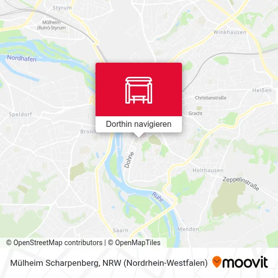 Mülheim Scharpenberg Karte