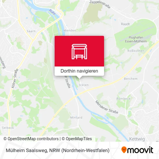 Mülheim Saalsweg Karte