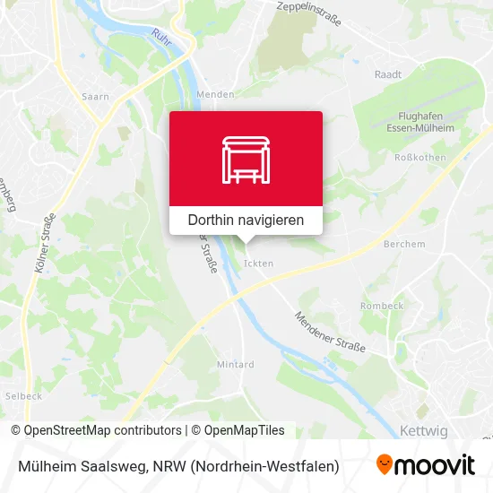 Mülheim Saalsweg Karte