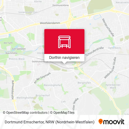 Dortmund Emschertor Karte