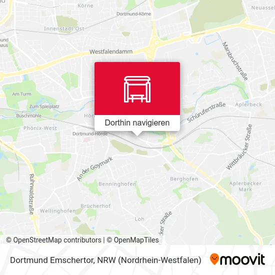Dortmund Emschertor Karte