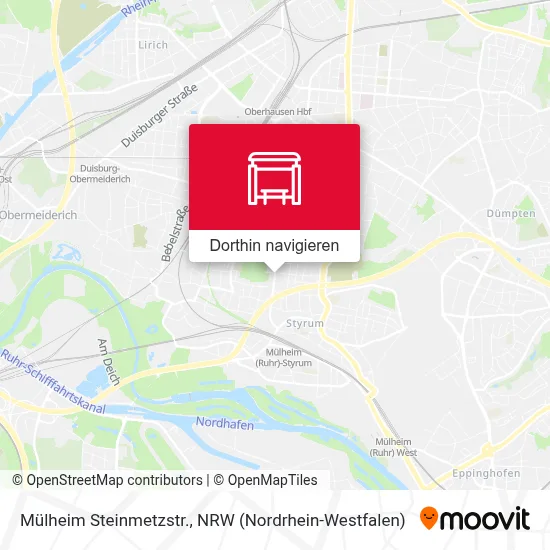 Mülheim Steinmetzstr. Karte