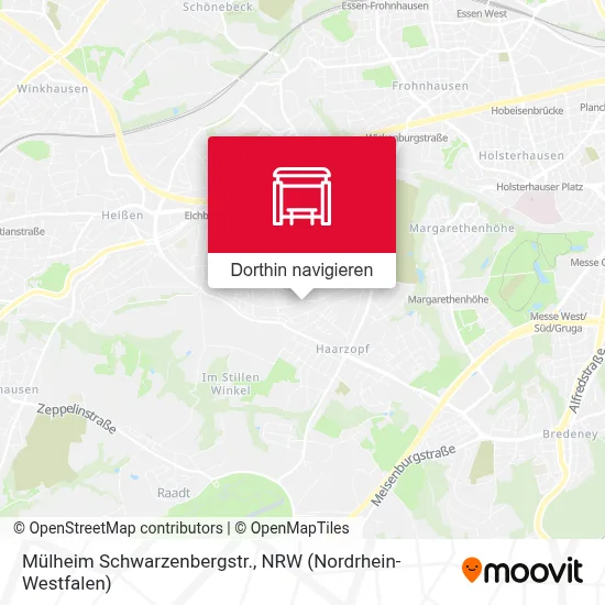 Mülheim Schwarzenbergstr. Karte
