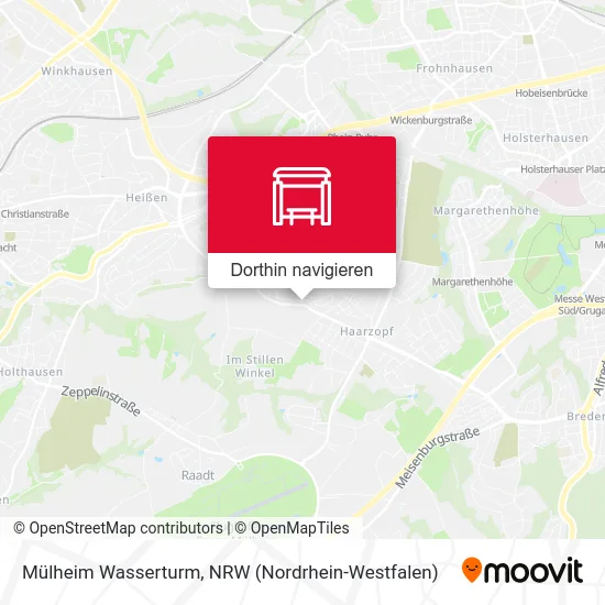 Mülheim Wasserturm Karte