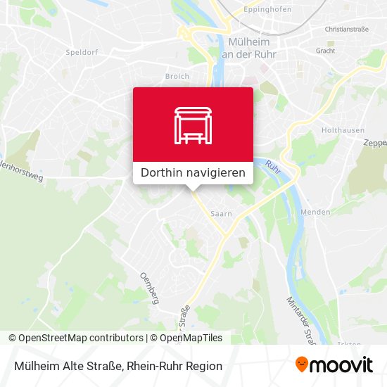 Mülheim Alte Straße Karte