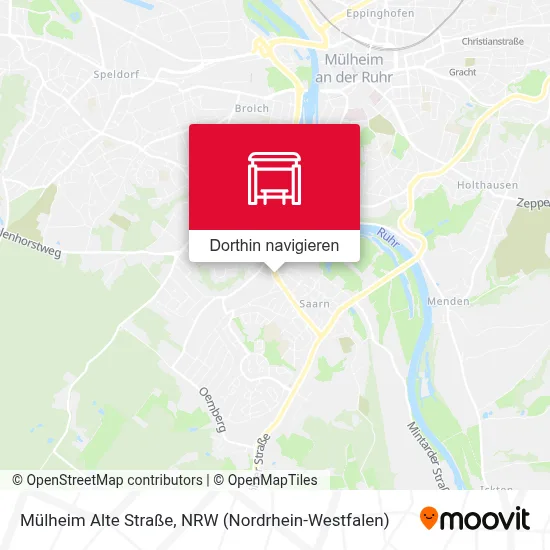 Mülheim Alte Straße Karte