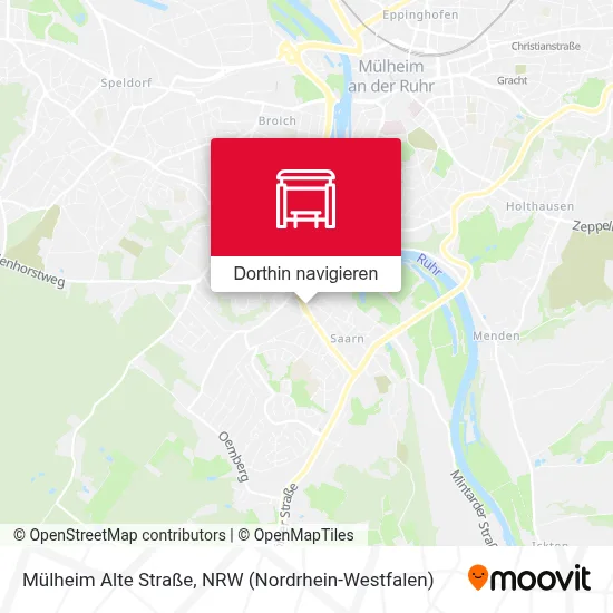 Mülheim Alte Straße Karte