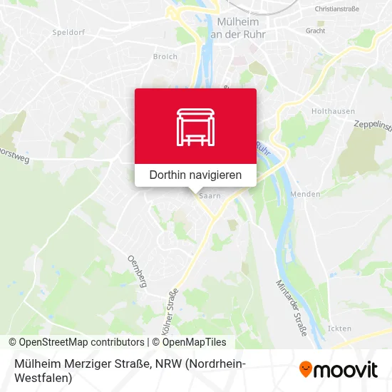 Mülheim Merziger Straße Karte