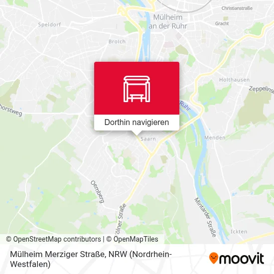 Mülheim Merziger Straße Karte