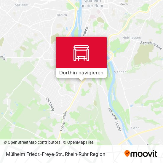 Mülheim Friedr.-Freye-Str. Karte