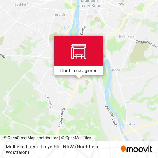 Mülheim Friedr.-Freye-Str. Karte